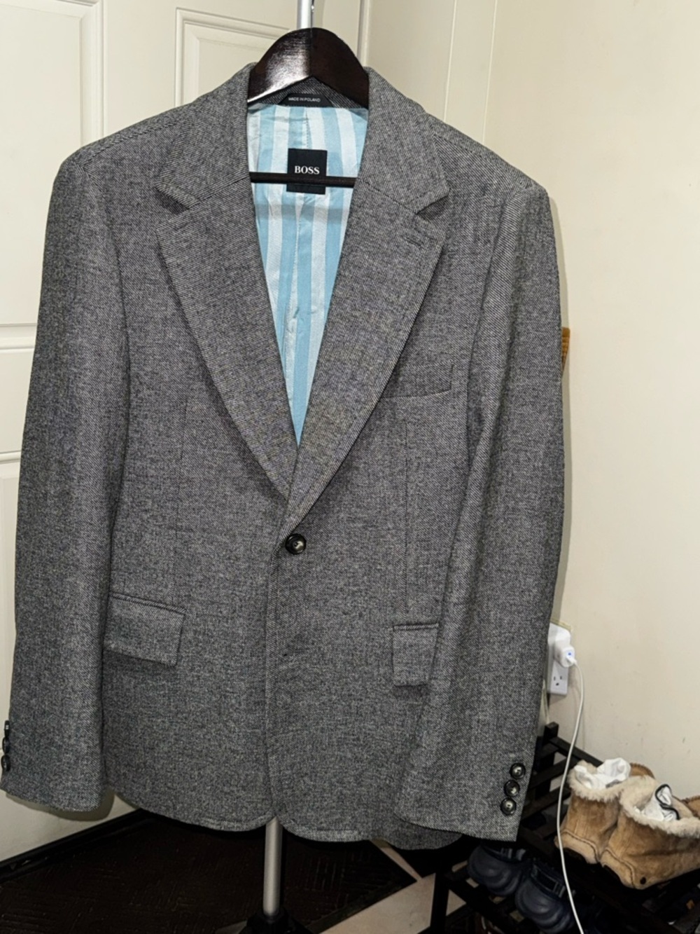 BOSS I Men's I Blazer I Two-Button I Textured I Blazer I 40R - Picture 7 of 7